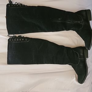 Lace up faux boot